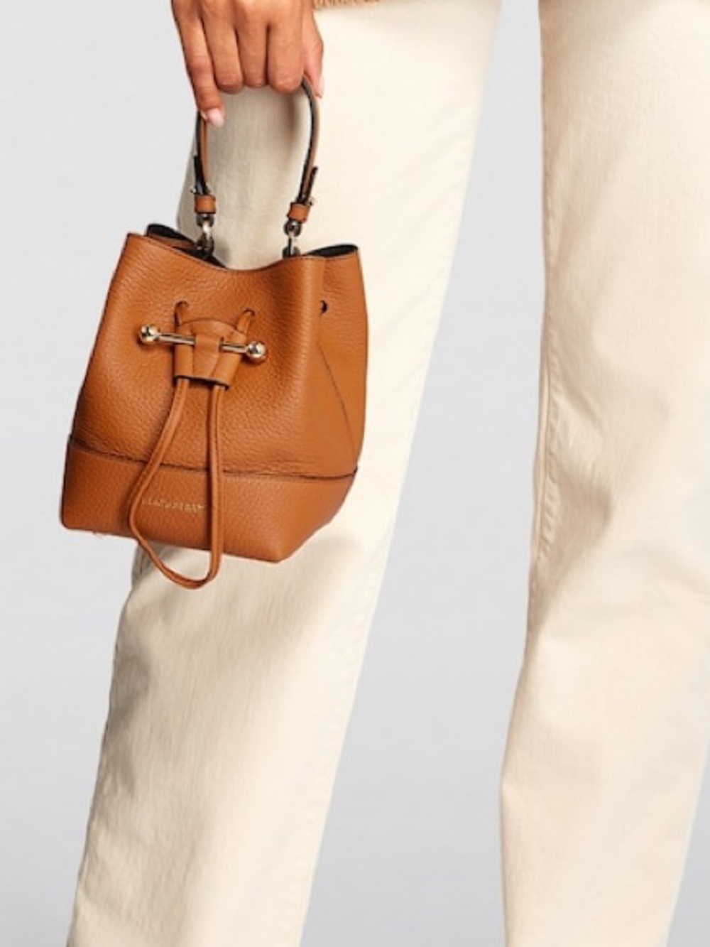 Strathberry Lana Osette Tan Leather Crossbody NWT - Picture 5 of 16